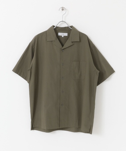 URBAN RESEARCH ROSSO MEN(アーバンリサーチロッソメン)の「タイプライターオープンカラーシャツ(シャツ/ブラウス・メンズ・スミクロ/ライトブラウン/カーキ・SMALL/MEDIUM/LARGE)」の13枚目の写真