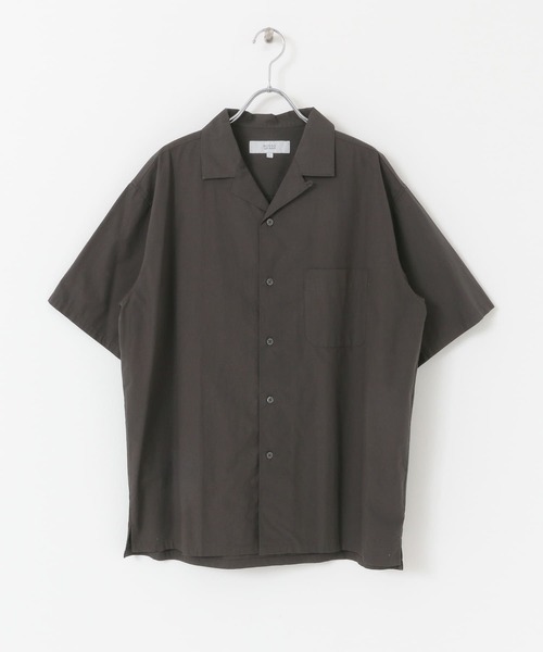 URBAN RESEARCH ROSSO MEN(アーバンリサーチロッソメン)の「タイプライターオープンカラーシャツ(シャツ/ブラウス・メンズ・スミクロ/ライトブラウン/カーキ・SMALL/MEDIUM/LARGE)」の14枚目の写真