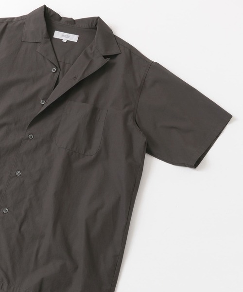 URBAN RESEARCH ROSSO MEN(アーバンリサーチロッソメン)の「タイプライターオープンカラーシャツ(シャツ/ブラウス・メンズ・スミクロ/ライトブラウン/カーキ・SMALL/MEDIUM/LARGE)」の15枚目の写真