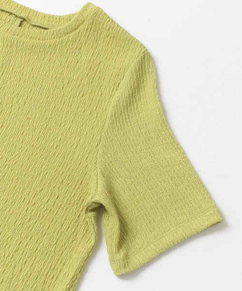 URBAN RESEARCH ROSSO（アーバンリサーチロッソ）の「バックスリットリンクルTシャツ（Tシャツ/カットソー・レディース・ブラック/ベージュ/グリーン系その他・FREE）」の8枚目の写真