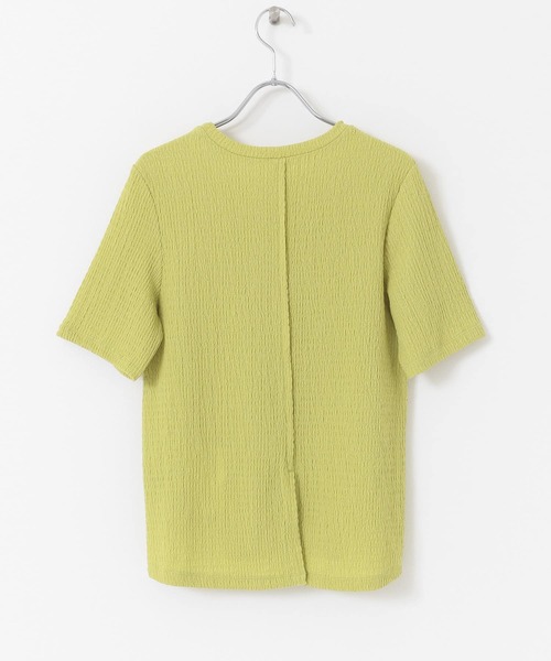 URBAN RESEARCH ROSSO（アーバンリサーチロッソ）の「バックスリットリンクルTシャツ（Tシャツ/カットソー・レディース・ブラック/ベージュ/グリーン系その他・FREE）」の9枚目の写真