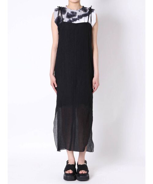 EMODA（エモダ）の「Wフェイスレイヤーワンピース（ワンピース・レディース・ベージュ/グレー/ブラック・FREE）」の13枚目の写真