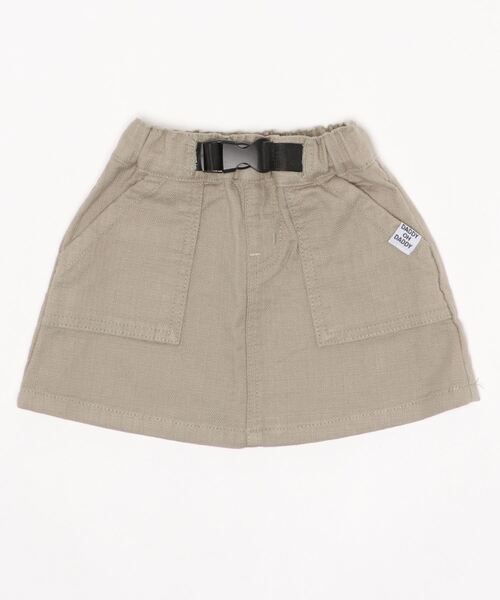 Daddy Oh Daddy(ダディーオーダディー)の「ウエストバックルスカート(スカート・キッズ・グリーン・120/90/80/150/130/100/110/140)」の1枚目の写真