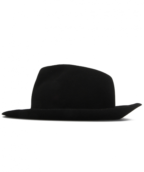 green label relaxing(グリーンレーベルリラクシング)の「FELT WIDE ブリムハット ◆(ハット・メンズ・ブラック/ライトグレー・フリー)」の3枚目の写真