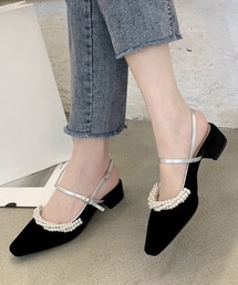 LAC-VERT | パールミュールパンプス(パンプス)