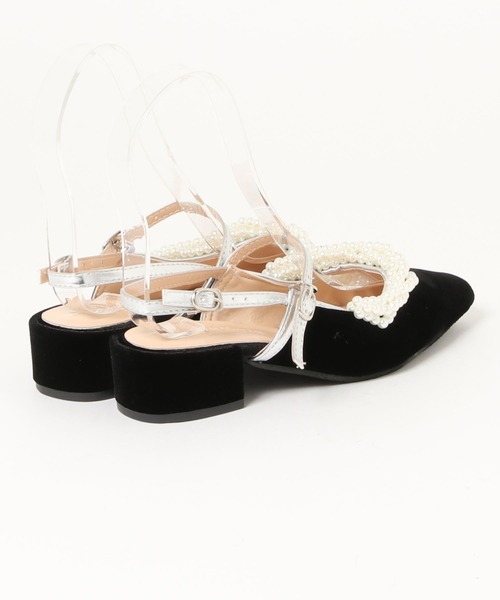 LAC-VERT（ラック・ヴェール）の「パールミュールパンプス（パンプス・レディース・ブラック・S/M/L）」の11枚目の写真