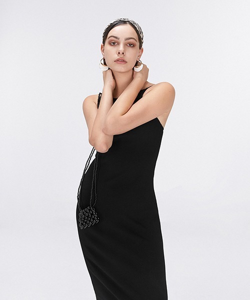 【chuclla】【2021/SS】American sleeve tight dress chw1534