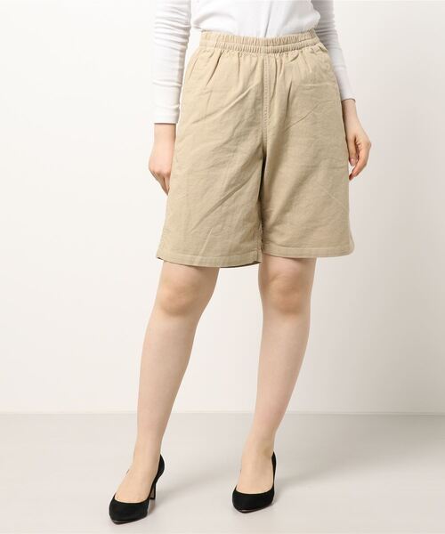 DANTON（ダントン）の「【DANTON】コットンリネン イージーショーツ CLB WOMEN（その他パンツ・レディース・ベージュ/カーキ/ブルー・36）」の13枚目の写真