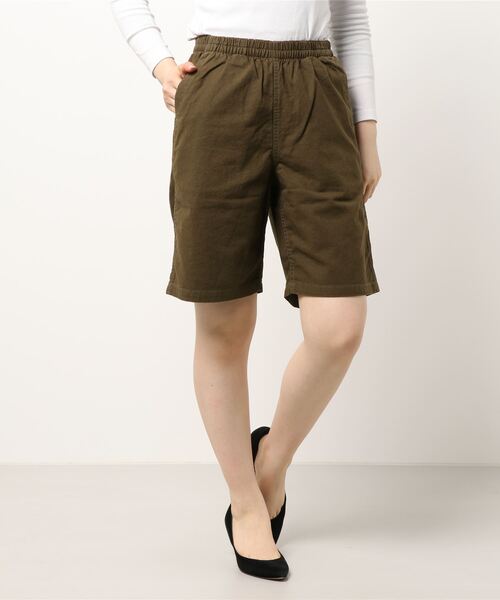 DANTON（ダントン）の「【DANTON】コットンリネン イージーショーツ CLB WOMEN（その他パンツ・レディース・ベージュ/カーキ/ブルー・36）」の14枚目の写真