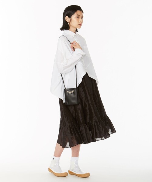 ANEVER(アンエバー)の「CIRCLE HOOP イヤリング(イヤリング・レディース・ホワイト系・F)」の4枚目の写真