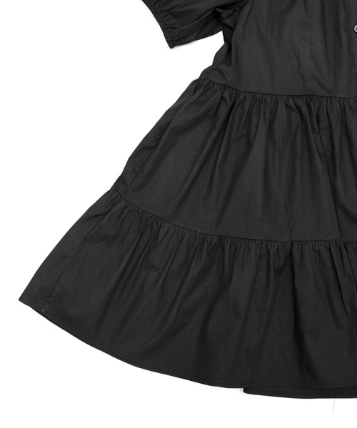 Figments（フィグメンツ）の「ティアードシャツワンピース（ワンピース・レディース・ホワイト/ブラック・FREE）」の14枚目の写真