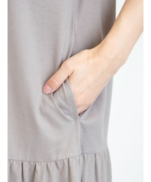 Sugar spoon(シュガースプーン)の「・SUGAR SPOON ティアードカットワンピース*(ワンピース・レディース・チャコールグレー/ライトブラウン/モカ・FREE)」の6枚目の写真