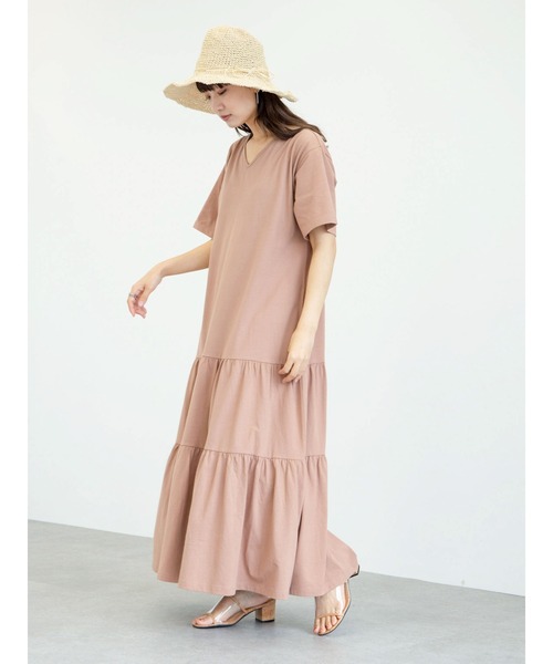 Sugar spoon(シュガースプーン)の「・SUGAR SPOON ティアードカットワンピース*(ワンピース・レディース・チャコールグレー/ライトブラウン/モカ・FREE)」の17枚目の写真