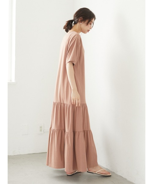 Sugar spoon(シュガースプーン)の「・SUGAR SPOON ティアードカットワンピース*(ワンピース・レディース・チャコールグレー/ライトブラウン/モカ・FREE)」の21枚目の写真