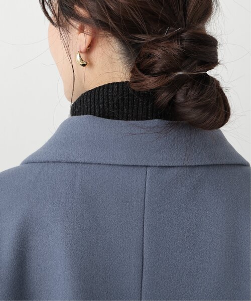 frames RAY CASSIN（フレームスレイカズン）の「ニットモッサ　ビッグダブルテーラードジャケット（その他アウター・レディース・グレー/ブルー/モカ・FREE）」の13枚目の写真