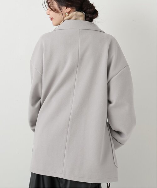 frames RAY CASSIN（フレームスレイカズン）の「ニットモッサ　ビッグダブルテーラードジャケット（その他アウター・レディース・グレー/ブルー/モカ・FREE）」の22枚目の写真