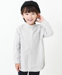 devirock | スタンドカラーロング丈シャツ(シャツ/ブラウス)