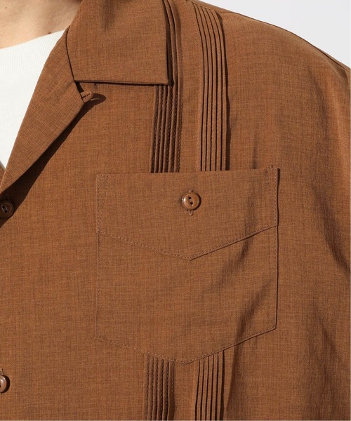 JOURNAL STANDARD relume(ジャーナルスタンダード レリューム)の「ビッグシルエット キューバシャツ(シャツ/ブラウス・メンズ・ブラック/アイボリー/ブラウン・MEDIUM/LARGE)」の15枚目の写真