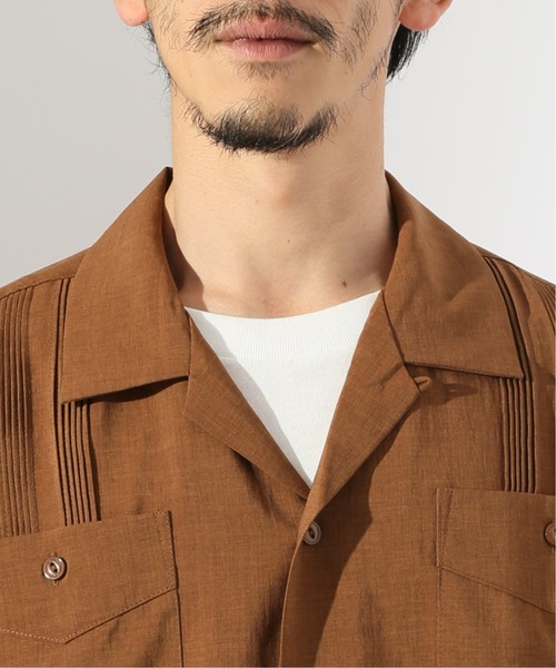 JOURNAL STANDARD relume(ジャーナルスタンダード レリューム)の「ビッグシルエット キューバシャツ(シャツ/ブラウス・メンズ・ブラック/アイボリー/ブラウン・MEDIUM/LARGE)」の10枚目の写真