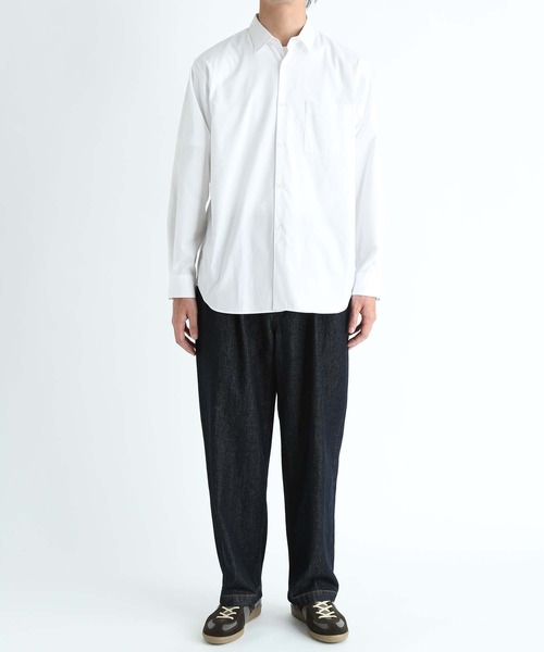 ADAM ET ROPE'（アダムエロペ）の「ドライタッチ デニムワイドバギーパンツ/UNISEX（デニムパンツ・メンズ・ブルー系その他3/ネイビー/ホワイト・L/XL/M）」の8枚目の写真