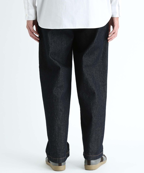 ADAM ET ROPE'（アダムエロペ）の「ドライタッチ デニムワイドバギーパンツ/UNISEX（デニムパンツ・メンズ・ブルー系その他3/ネイビー/ホワイト・L/XL/M）」の13枚目の写真