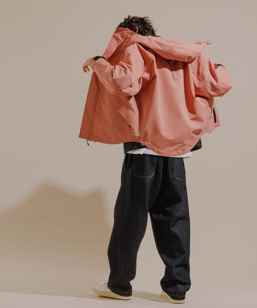 ADAM ET ROPE'（アダムエロペ）の「ドライタッチ デニムワイドバギーパンツ/UNISEX（デニムパンツ・メンズ・ブルー系その他3/ネイビー/ホワイト・L/XL/M）」の7枚目の写真