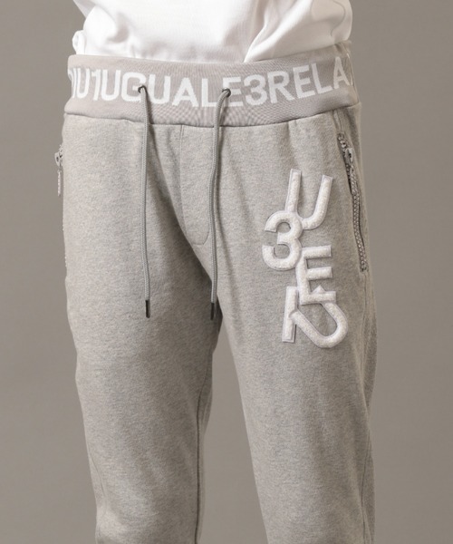 1piu1uguale3 RELAX(ウノピュウノウグァーレトレリラックス)の「【別注】1PIU1UGUALE3 RELAX/ウノピゥ ウノ ウグァーレ トレ リラックス/RIB LOGO JOGGER(スウェットパンツ・メンズ・ブラック/グレー・SMALL/MEDIUM/LARGE/X-LARGE/XX-LARGE)」の8枚目の写真