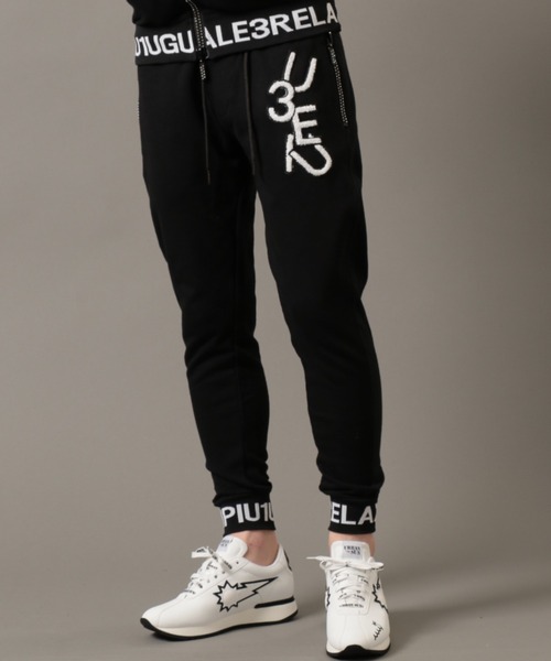 1piu1uguale3 RELAX(ウノピュウノウグァーレトレリラックス)の「【別注】1PIU1UGUALE3 RELAX/ウノピゥ ウノ ウグァーレ トレ リラックス/RIB LOGO JOGGER(スウェットパンツ・メンズ・ブラック/グレー・SMALL/MEDIUM/LARGE/X-LARGE/XX-LARGE)」の11枚目の写真