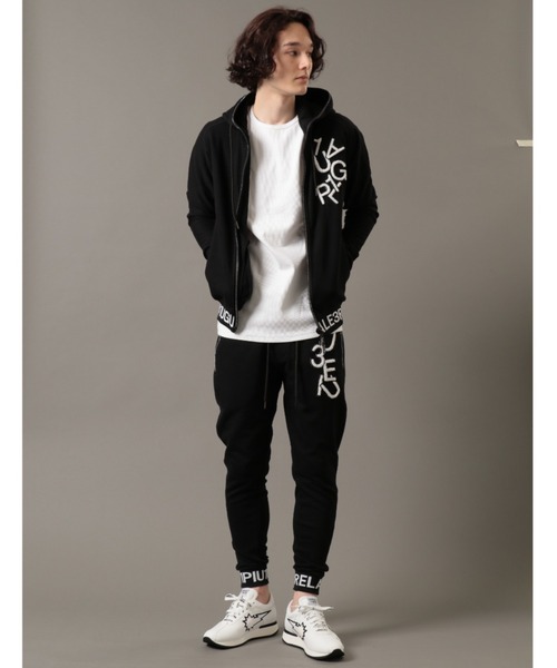 1piu1uguale3 RELAX(ウノピュウノウグァーレトレリラックス)の「【別注】1PIU1UGUALE3 RELAX/ウノピゥ ウノ ウグァーレ トレ リラックス/RIB LOGO JOGGER(スウェットパンツ・メンズ・ブラック/グレー・SMALL/MEDIUM/LARGE/X-LARGE/XX-LARGE)」の12枚目の写真