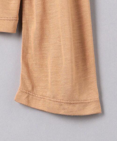 BASERANGE（ベースレンジ）の「＜BASERANGE（ベースレンジ）＞CLC ロングスリーブ カットソー（Tシャツ/カットソー・レディース・ベージュ/ブラック/クリーム・SMALL）」の6枚目の写真