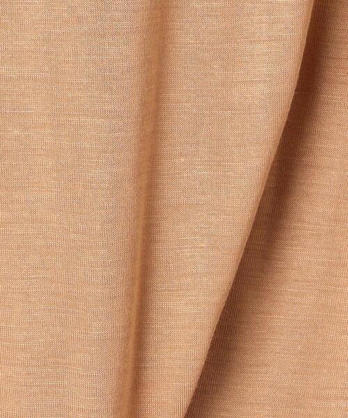 BASERANGE（ベースレンジ）の「＜BASERANGE（ベースレンジ）＞CLC ロングスリーブ カットソー（Tシャツ/カットソー・レディース・ベージュ/ブラック/クリーム・SMALL）」の8枚目の写真