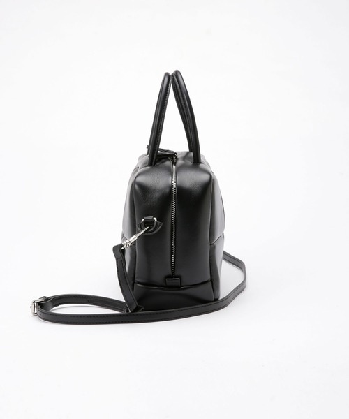 ADD CULUMN（アドカラム）の「ADD CULUMN/パフボストンバッグ（ボストンバッグ・レディース・ブラウン/イエロー/ブラック・FREE）」の20枚目の写真