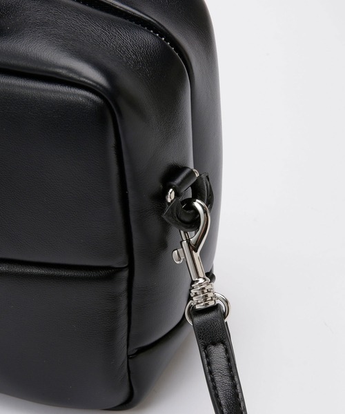 ADD CULUMN（アドカラム）の「ADD CULUMN/パフボストンバッグ（ボストンバッグ・レディース・ブラウン/イエロー/ブラック・FREE）」の6枚目の写真