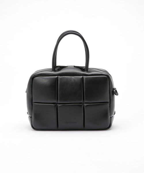 ADD CULUMN（アドカラム）の「ADD CULUMN/パフボストンバッグ（ボストンバッグ・レディース・ブラウン/イエロー/ブラック・FREE）」の16枚目の写真