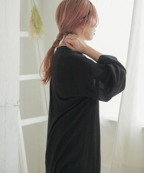 ITEMS URBANRESEARCH(アイテムズ アーバンリサーチ)の「ヨウリュウティアードワンピース(ワンピース・レディース・オフホワイト/イエロー/ブラック・FREE)」の19枚目の写真