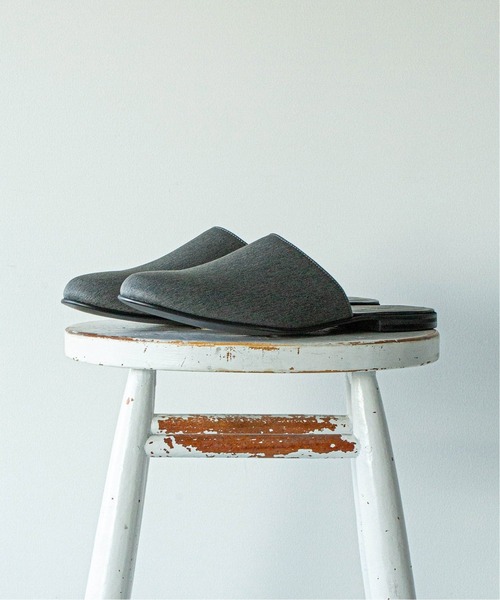 HIROSHI TSUBOUCHI（ヒロシツボウチ）の「【HIROSHI TSUBOUCHI / ヒロシツボウチ】別注 ヘリンボン スリッパー（その他シューズ・メンズ・ブラック/グレー/ベージュ・10/9/8）」の5枚目の写真