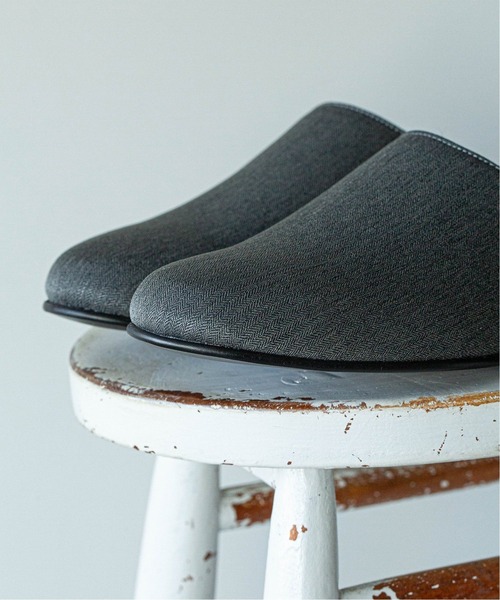 HIROSHI TSUBOUCHI（ヒロシツボウチ）の「【HIROSHI TSUBOUCHI / ヒロシツボウチ】別注 ヘリンボン スリッパー（その他シューズ・メンズ・ブラック/グレー/ベージュ・10/9/8）」の9枚目の写真