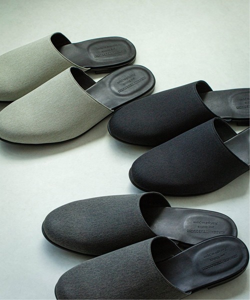 HIROSHI TSUBOUCHI（ヒロシツボウチ）の「【HIROSHI TSUBOUCHI / ヒロシツボウチ】別注 ヘリンボン スリッパー（その他シューズ・メンズ・ブラック/グレー/ベージュ・10/9/8）」の12枚目の写真