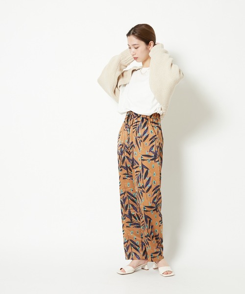 CIAOPANIC（チャオパニック）の「柄イージーパンツ（その他パンツ・レディース・アイボリー/キャメル・FREE）」の22枚目の写真
