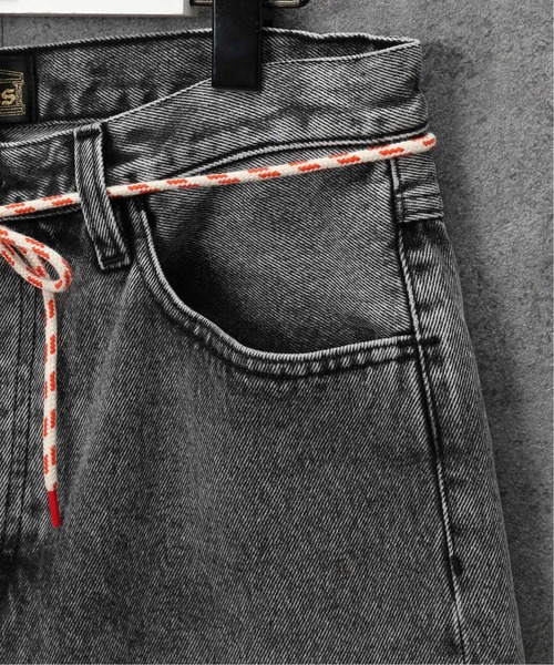 ARIES（アリーズ）の「【ARIES / アリーズ】 TEMPLE ACIDWASH DENIM SHORTS（デニムパンツ・メンズ・ブラック・30）」の5枚目の写真