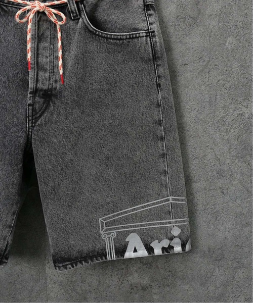 ARIES（アリーズ）の「【ARIES / アリーズ】 TEMPLE ACIDWASH DENIM SHORTS（デニムパンツ・メンズ・ブラック・30）」の12枚目の写真