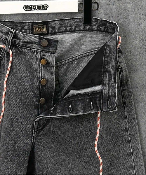 ARIES（アリーズ）の「【ARIES / アリーズ】 TEMPLE ACIDWASH DENIM SHORTS（デニムパンツ・メンズ・ブラック・30）」の10枚目の写真