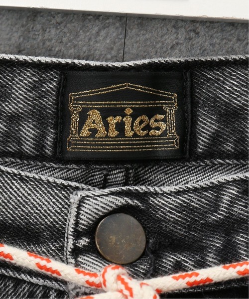 ARIES（アリーズ）の「【ARIES / アリーズ】 TEMPLE ACIDWASH DENIM SHORTS（デニムパンツ・メンズ・ブラック・30）」の8枚目の写真