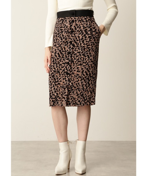 セール スカート Pinky Dianne ピンキーアンドダイアン のファッション スカート レオパードプリントスカート スカート 本物
