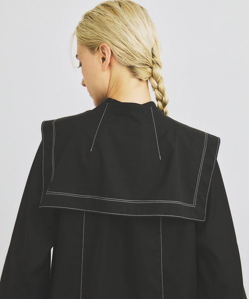 INella（イネラ）の「【INella(イネラ)】マルチWAYハイネックブラウス（シャツ/ブラウス・レディース・ブラック/ホワイト/ネイビー・FREE）」の21枚目の写真