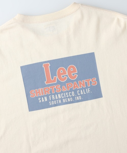 Lee（リー）の「【Lee】バックプリントロンＴ（Tシャツ/カットソー・レディース・キナリ/ワイン/ダークグレー・M/L）」の22枚目の写真