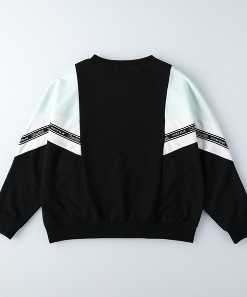 VIVIAN BLUE（ビビアンブルー）の「【VIVIAN BLUE】シェブロンプルオーバー（Tシャツ/カットソー・キッズ・ベージュ/ブラック・140/155/130/120）」の12枚目の写真