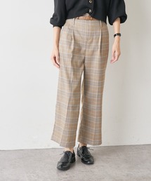 natural couture | 合皮ベルト付きタックパンツ(その他パンツ)