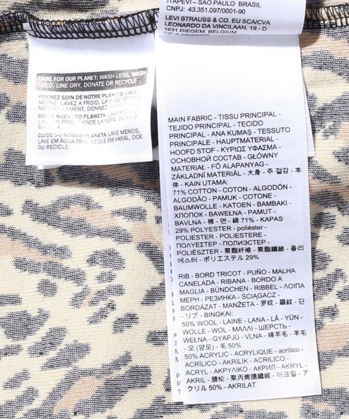 Levi's（リーバイス）の「LEVI'S(R) VINTAGE CLOTHING CHEETAH ALL OVER ブルゾン（ブルゾン・メンズ・マルチ・M/S/L）」の9枚目の写真