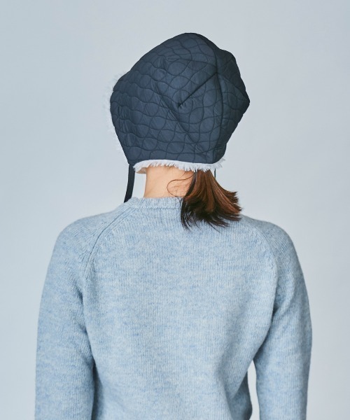 OVERRIDE（オーバーライド）の「OVERRIDE QUILTING FAKEFUR BONNET（ハット・レディース・オリーブ/ブラック・FREE）」の10枚目の写真
